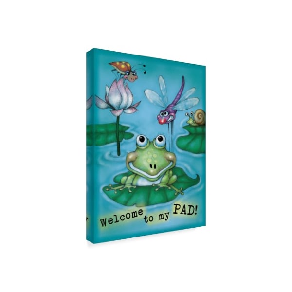 Margaret Wilson 'Frog And Friends' Canvas Art,35x47